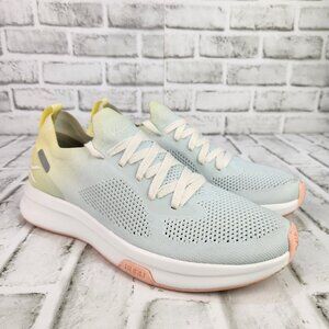 Kuru Flux Lime Sorbet Mist Blue Womens Sz 10 Athletic Supportive Comfort Sneaker